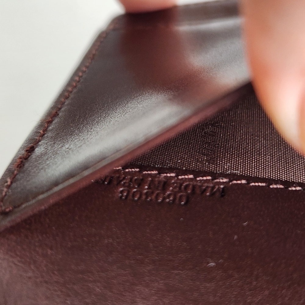 Loewe Blue Denim Anagram Notebook Cover with Brown Leather Trim - Picture 7 of 7
